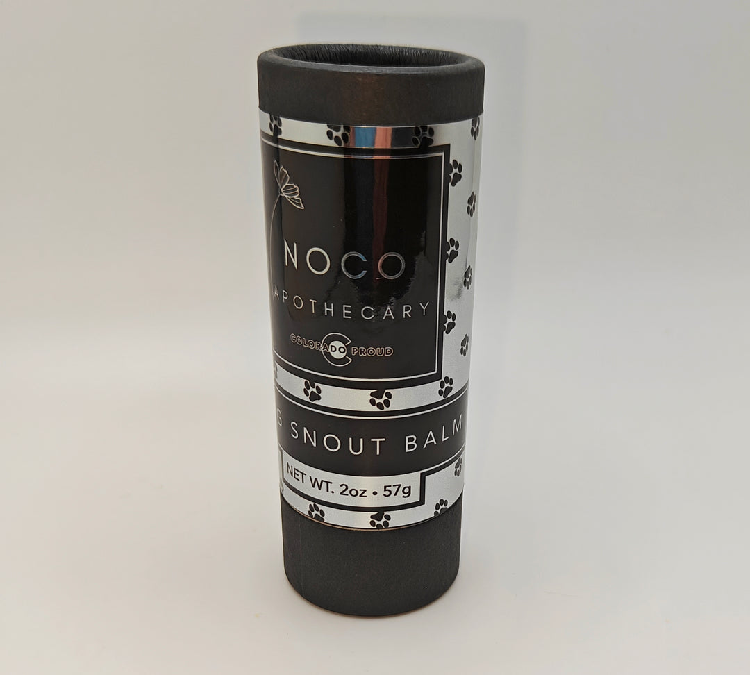 Dog Snout Balm against white background | NoCo Apothecary | Natural Dog