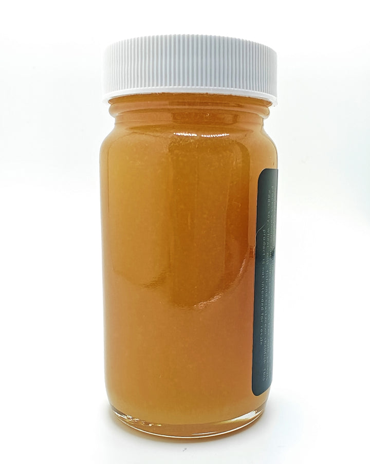 Pine Pollen Honey against white background | Raw Local Honey | NoCo Apothecary