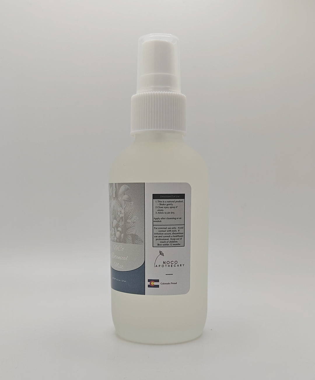 NoCo Botanical Spray side view against white background | Colorado Skincare | NoCo Apothecary