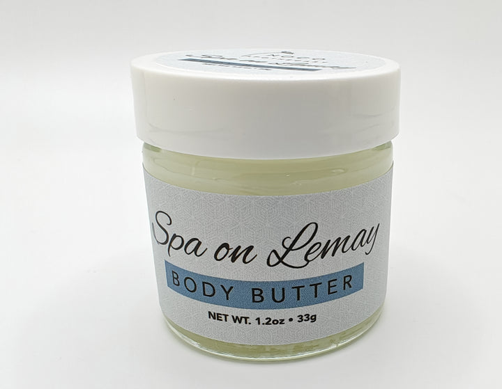 Front view of mini Spa on Lemay against white background | NoCo Apothecary | Natural Lotion